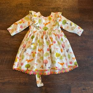 Cotton kids fall dress